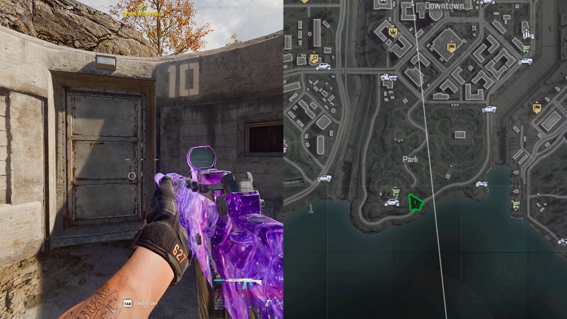 Guide to finding the Warzone nuke in Verdansk (Image via Sportskeeda Gaming || Activision)